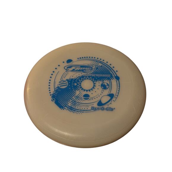 Lot 2 Vintage Frisbee Discs Pro Classic Sunburst & Dyn-O-Glo Glow in Dark Retro - Picture 3 of 9